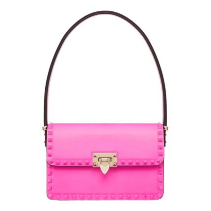 VALENTINO ROCKSTUD23 SMOOTH CALFSKIN SHOULDER BAG