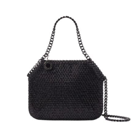 STELLA MCCARTNEY FALABELLA SEQUIN TINY TOTE BAG
