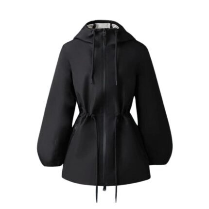 MACKAGE KALEA TECHNICAL RAIN JACKET WITH DRAWCORD WAIST
