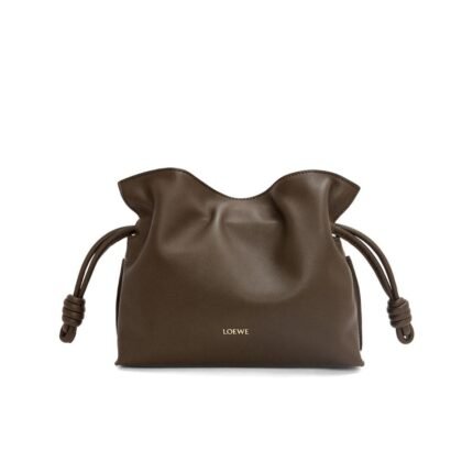 LOEWE MINI FLAMENCO CLUTCH BAG IN CALFSKIN NAPPA