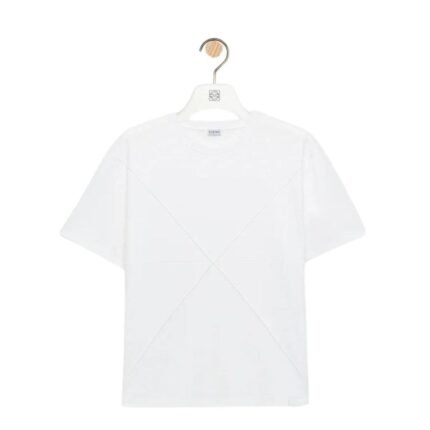 LOEWE PUZZLE FOLD T SHIRT IN RELAXED FIT COTTON