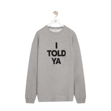 LOEWE RELAXED FIT COTTON SWEATSHIRTS