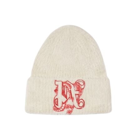 PALM ANGELS BEANIE WITH DRAGON LUNAR NEW YEAR