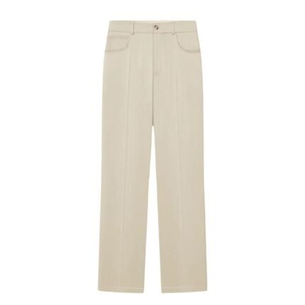 NANUSHKA MACEN SATIN PANTS PORCELAIN