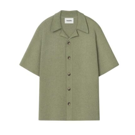 NANUSHKA ZIKO TERRY-KNIT SHIRT FADED SAGE