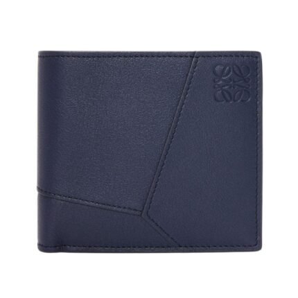 LOEWE PUZZLE BIFOLD COIN PURSE WALLET IN CLASSIC CALFSKIN