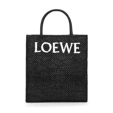 LOEWE STANDARD A4 TOTE BAG IN RAFFIA