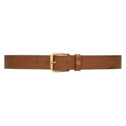 GUCCI BELT WITH SQUARE BUCKLE AND INTERLOCKING G
