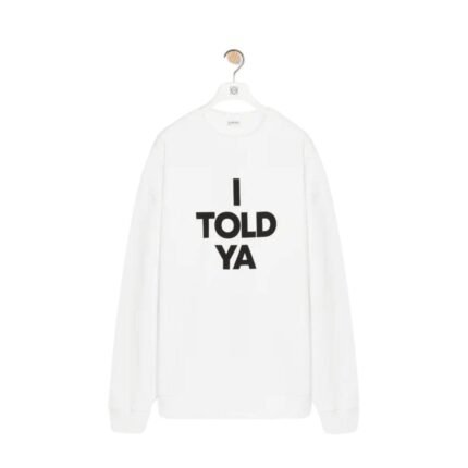 LOEWE RELAXED FIT COTTON SWEATSHIRTS