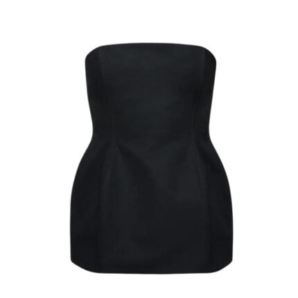 MAGDA BUTRYM STRAPLESS HOURGLASS CORSET IN BLACK
