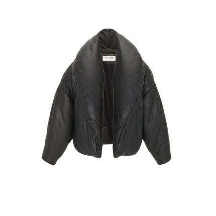 SAINT LAURENT CASSANDRE PUFFER JACKET IN LAMBSKIN
