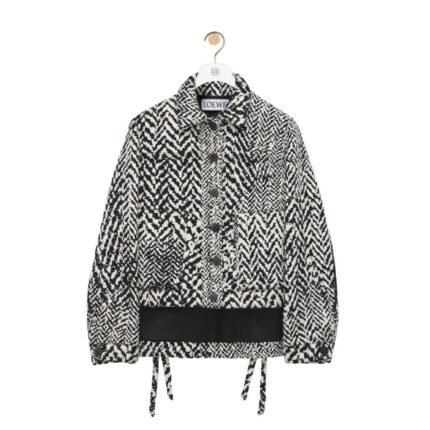 LOEWE WORKWEAR JACKET IN WOOL BLEND