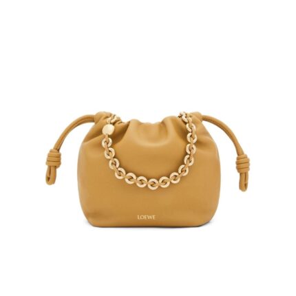 LOEWE MINI FLAMENCO PURSE BAG IN SOFT LAMBSKIN