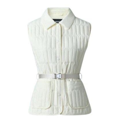 MACKAGE HELIA LIGHT DOWN VERTICAL QUILTED VEST