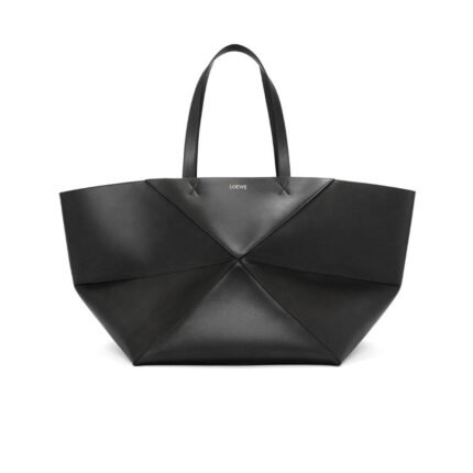 LOEWE PUZZLE FOLD TOTE XXL BAG IN SHINY CALFSKIN