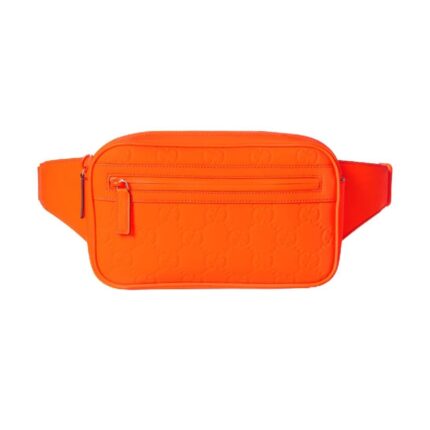 GUCCI GG RUBBER EFFECT BELT BAG