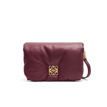 LOEWE GOYA PUFFER MINI BAG IN SHINY LAMBSKIN