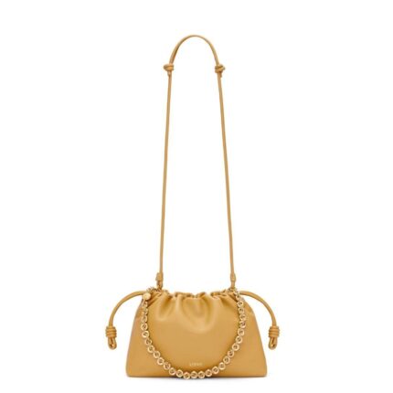 LOEWE MINI FLAMENCO PURSE BAG IN SOFT LAMBSKIN