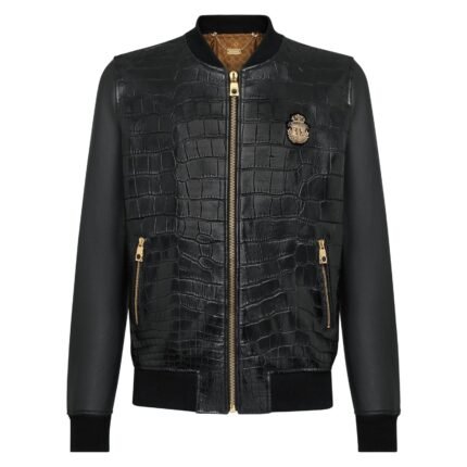 BILLIONAIRE LEATHER BOMBER LUXURY