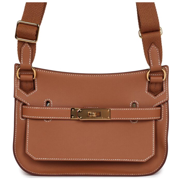 HERMÈS JYPSIERE MINI GOLD SWIFT GOLD HARDWARE