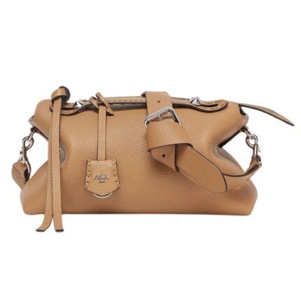 FENDI BY THE WAY SELLERIA MEDIUM MAUVE SELLERIA BAG WITH 192 HAND-SEWN TOPSTITCHES