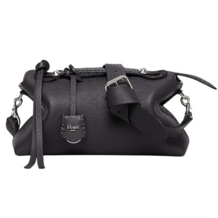 FENDI BY THE WAY SELLERIA MEDIUM MAUVE SELLERIA BAG WITH 192 HAND-SEWN TOPSTITCHES