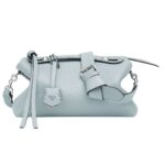 FENDI BY THE WAY SELLERIA MEDIUM MAUVE SELLERIA BAG WITH 192 HAND-SEWN TOPSTITCHES
