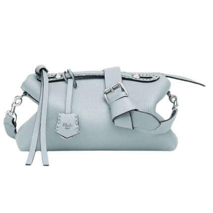 FENDI BY THE WAY SELLERIA MEDIUM MAUVE SELLERIA BAG WITH 192 HAND-SEWN TOPSTITCHES