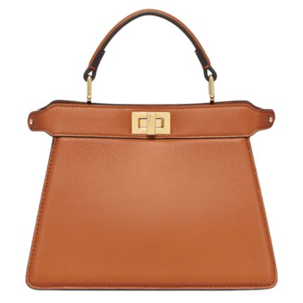 FENDI PEEKABOO ISEEU PETITE PADDED NAPPA LEATHER BAG