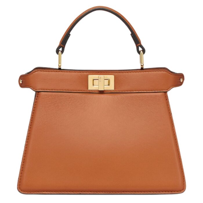 FENDI PEEKABOO ISEEU PETITE PADDED NAPPA LEATHER BAG