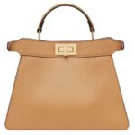 FENDI PEEKABOO ISEEU SMALL CALF LEATHER BAG