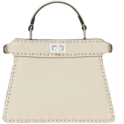 FENDI PEEKABOO ISEEU PETITE SELLERIA BAG WITH 306 HAND SEWN STITCHES