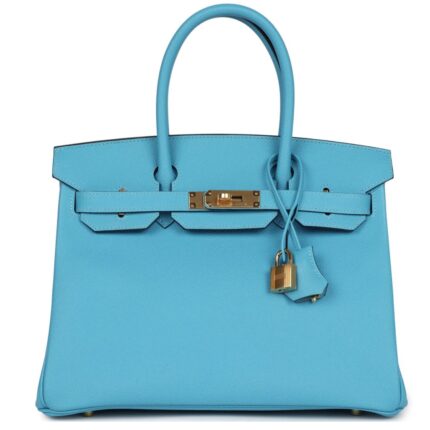 HERMÈS BIRKIN 30 BLEU DU NORD EPSOM GOLD HARDWARE