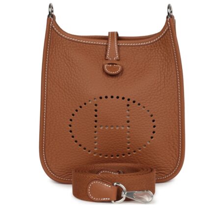 HERMÈS EVELYNE TPM GOLD CLEMENCE PALLADIUM HARDWARE