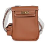 HERMÈS MINI KELLY JUMP BACKPACK GOLD SWIFT GOLD HARDWARE