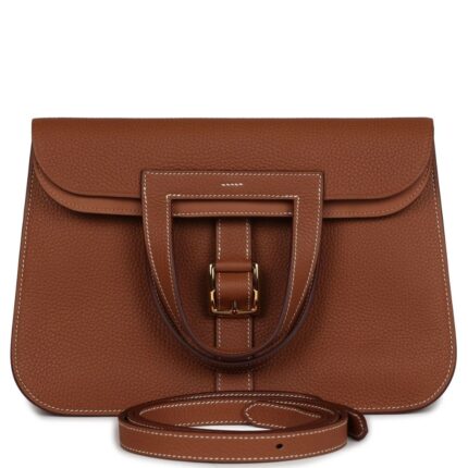 HERMÈS HALZAN 31 GOLD CLEMENCE GOLD HARDWARE