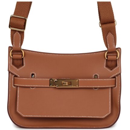 HERMÈS JYPSIERE MINI GOLD SWIFT GOLD HARDWARE