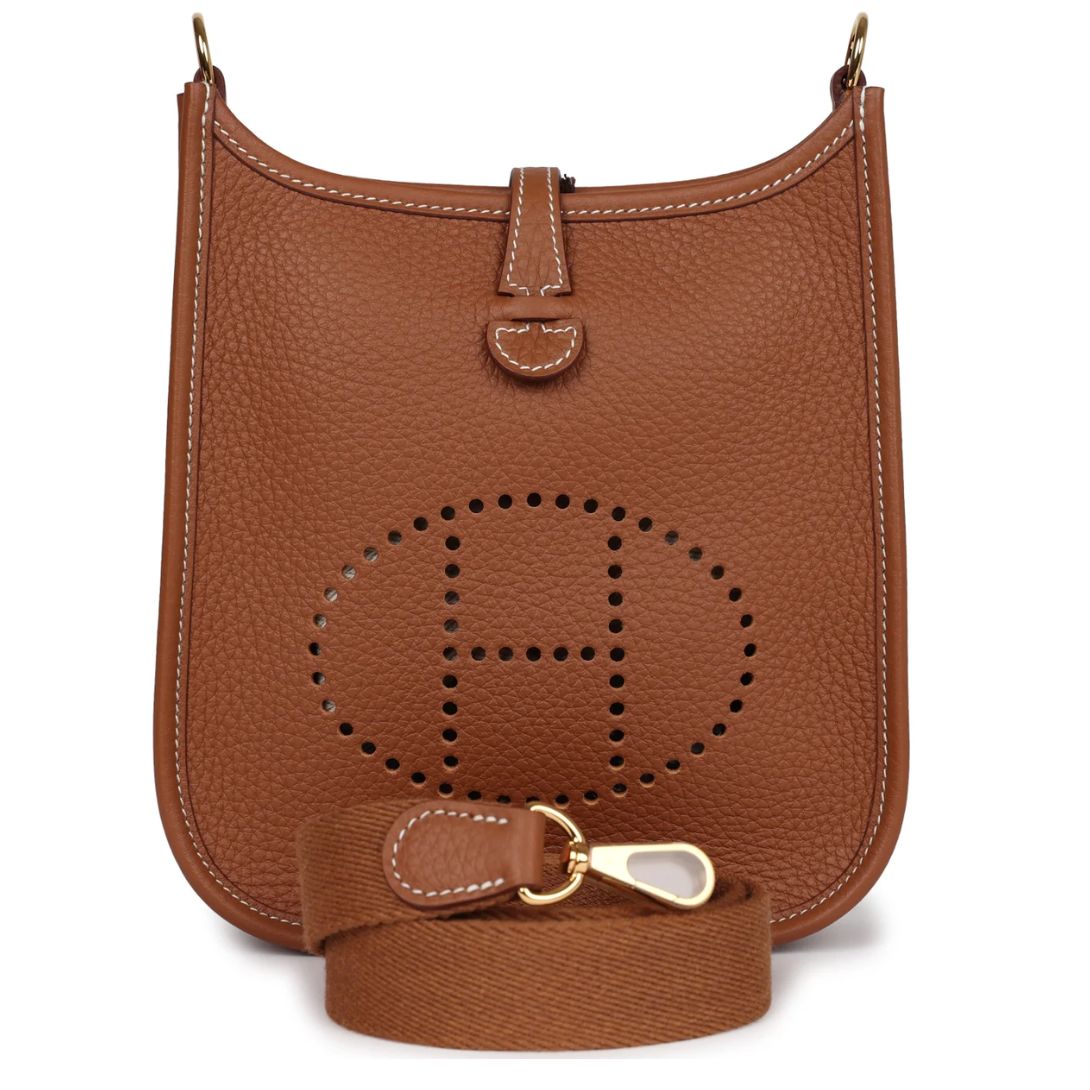 1 HERMÈS EVELYNE TPM GOLD CLEMENCE GOLD HARDWARE