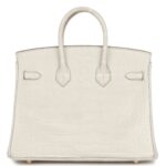 HERMÈS BIRKIN 25 BETON MATTE ALLIGATOR GOLD HARDWARE