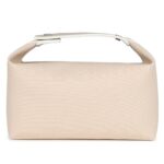 HERMÈS BRIDE-A-BRAC GM NEUTRAL TOILE CANVAS PALLADIUM HARDWARE