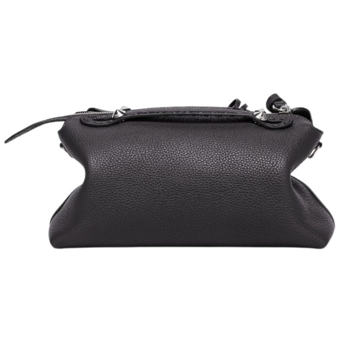 FENDI BY THE WAY SELLERIA MEDIUM MAUVE SELLERIA BAG WITH 192 HAND-SEWN TOPSTITCHES