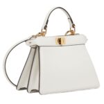 FENDI PEEKABOO ISEEU PETITE PADDED NAPPA LEATHER BAG