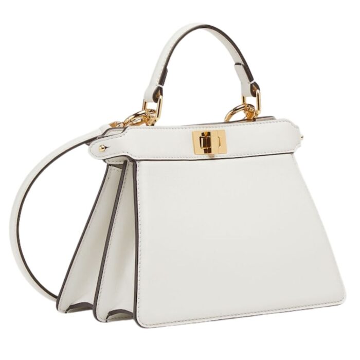 FENDI PEEKABOO ISEEU PETITE PADDED NAPPA LEATHER BAG