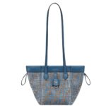 FENDI ORIGAMI MINI TRANSFORMABLE FF JACQUARD VELVET MINI-BAG
