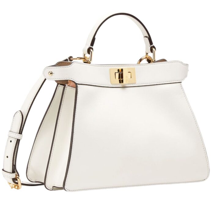 FENDI PEEKABOO ISEEU SMALL CALF LEATHER BAG