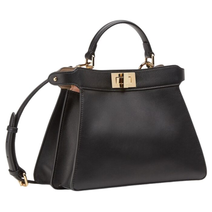 FENDI PEEKABOO ISEEU SMALL BLACK CALF LEATHER BAG (Copy)