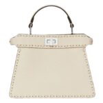 FENDI PEEKABOO ISEEU PETITE SELLERIA BAG WITH 306 HAND SEWN STITCHES
