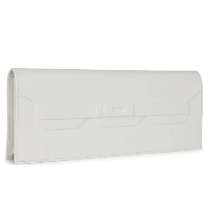 HERMÈS SHADOW KELLY CUT NEW WHITE SWIFT