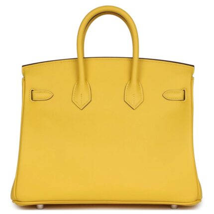 HERMÈS BIRKIN 25 JAUNE DE NAPLES SWIFT PALLADIUM HARDWARE (Copy)