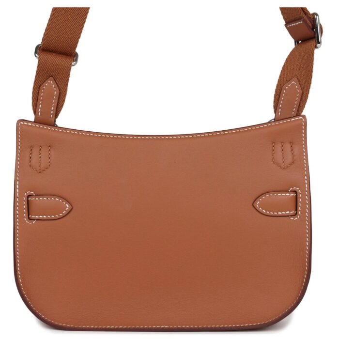 HERMÈS JYPSIERE MINI GOLD SWIFT PALLADIUM HARDWARE